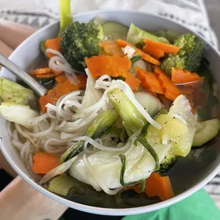 Veggie Pho extra veggies