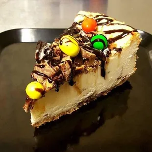 a slice of cheesecake