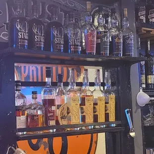 Top shelf allocated bourbon selection
