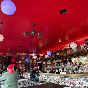 people sitting at a bar