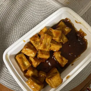 8. General Tso&apos;s Tofu Plate