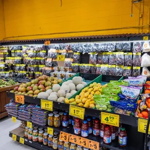 a variety of fruits and vegetables