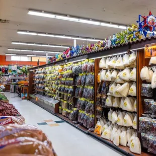 a wide variety of produce