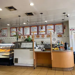 a view of the counter