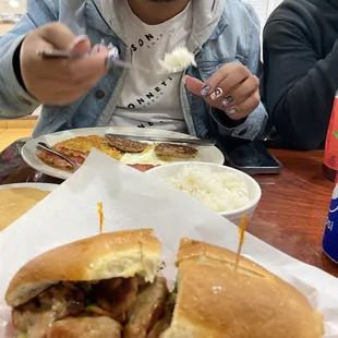 Vietnamese sandwich and big breakfast