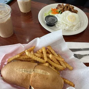 #23. Philly Cheesesteak  Vietnamese Iced Coffee #52. Lemongrass chicken