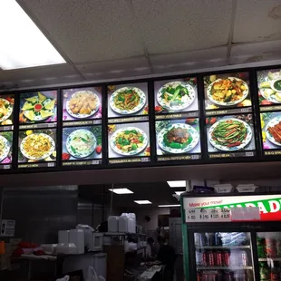Lots of food fresh cook order