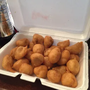 Flavorless mysterious meat covered in only partially cooked dough. Disgusting!