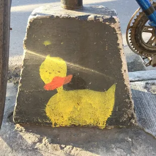 Duck street art in the French Quarter