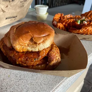 Spicy Bird Sandwich