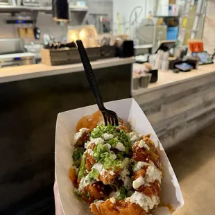 Buffalo blue cheese chicken tenders