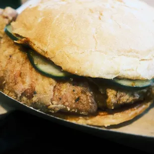 spicy asian chicken sammie