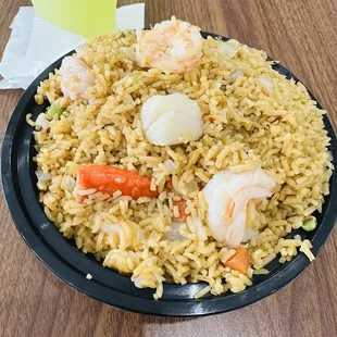 Seafood fried rice