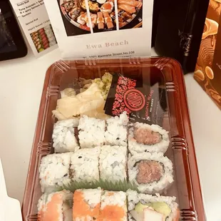 This is an excellent of place to eat amazing food I had the spicy tuna rolls &amp; the California!