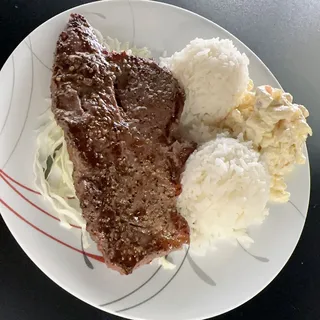 New York Steak with Shrimp