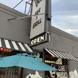 Front of establishment