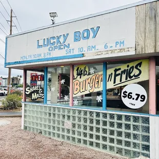 Lucky Boy Burger Shop Store Front