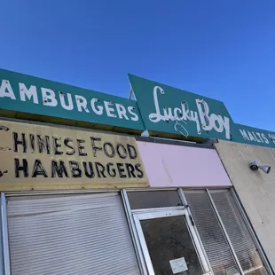 the front of the restaurant