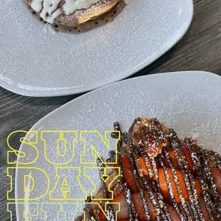Nutella FT &amp; Cinnamon Roll Pancakes