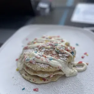 pancakes, food