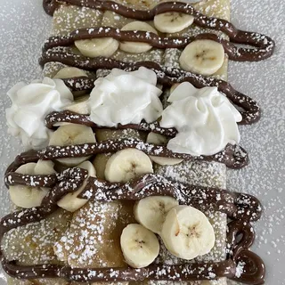 Banana Nutella Crepes