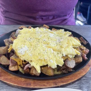 Triple Meat Omelet