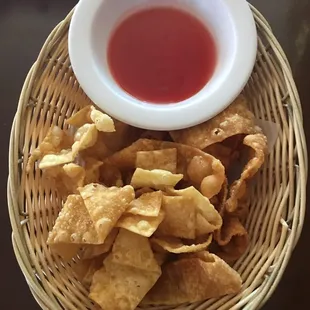 Fried Wonton Strips