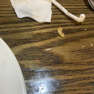 a plate of food on a table