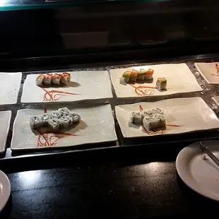 sashimi, sushi, sushi and sashimi, food