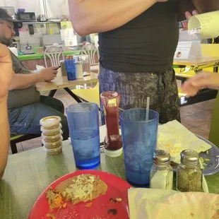 Breakfast with cousins after all nite karaoke