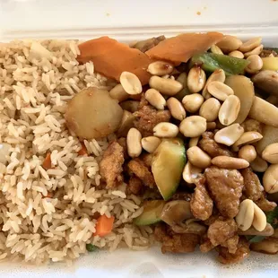 Lunch special kung pow chicken