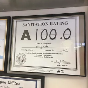 a certificate of a 100, 000