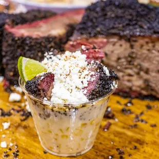 Brisket Elote Cups