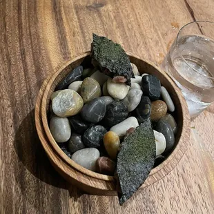 Beef tartare with nori leaf and ponzu