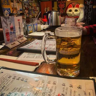 sushi and sashimi, drink