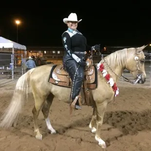 We have a bunch of amateur riders that ride for fun and/or who love to show.