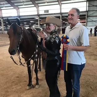 Lyra has shown with us for years and now her kids are starting to show also!