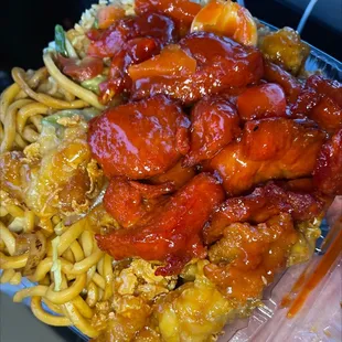 Americanized Chinese Food at its best.