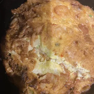 The extra greasy Shrimp Egg Foo Young