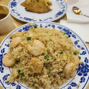 Shrimp fried rice. Delicious and Fresh