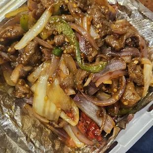 58. Mongolian Beef Entree
