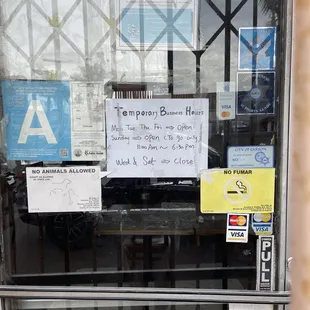 &quot; temporary business hours &quot; they still arent even following