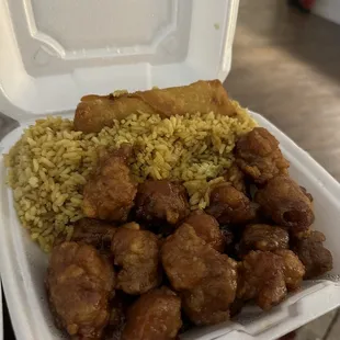 Honey Glazed Chicken Dinner Special