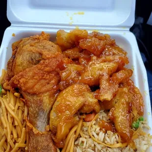 That orange chicken.
