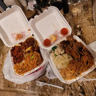 All very well packed to the rim of the container..