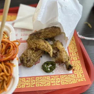 Salt and pepper wings