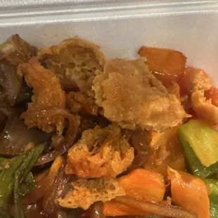 Sweet &amp; Sour Shrimp very dry and over battered!