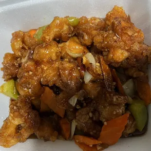 Orange chicken