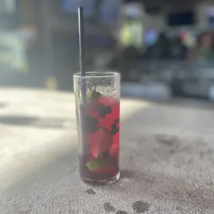 Best mojito- blueberry pomegranate