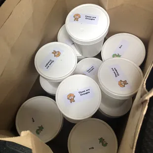 Rice and sliced oranges